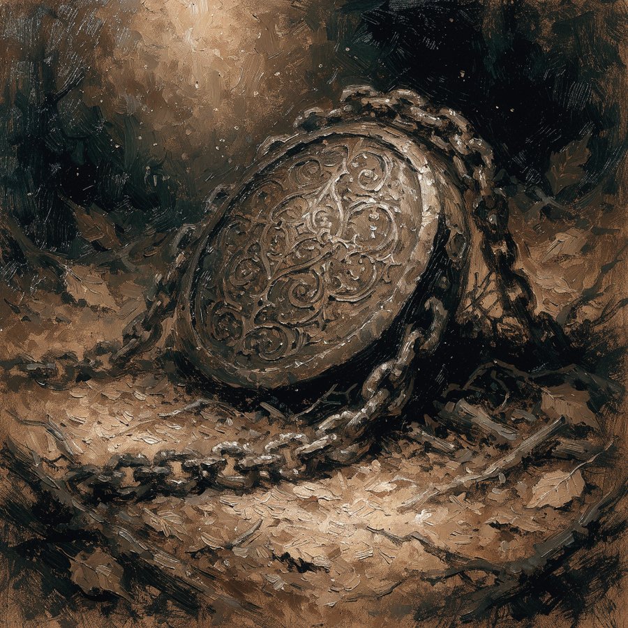 Large Brass Amulet