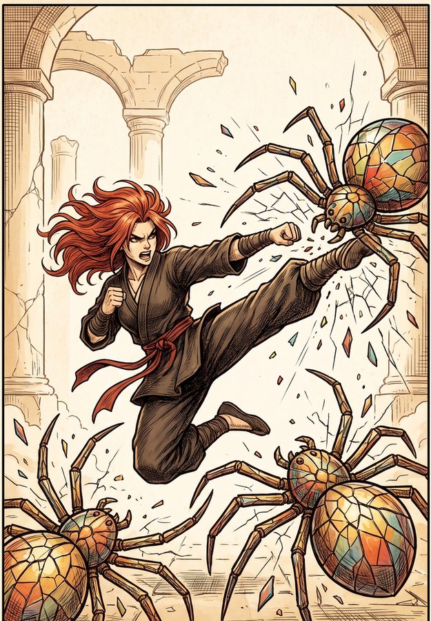 Spiders Beneath the Wizard's Tower